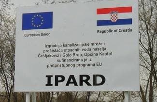Najavljen početak radova na kanalizaciji Češljakovci - Golo Brdo