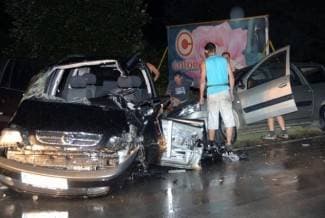 Sudar triju automobila, četvero ozlijeđenih (foto)