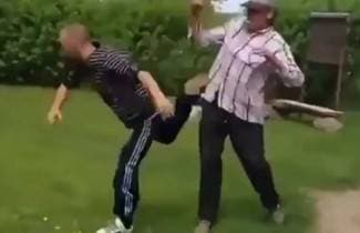 Pogledajte kako izgleda kad se potuku pijani Rusi (video)
