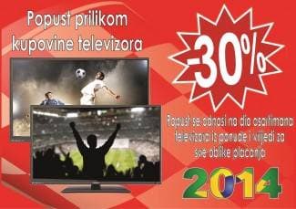 U Color trgovinama kupite televizor uz 30 posto popusta