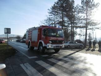 Požar na bageru između Pakraca i Omanovca