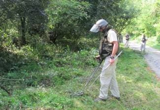 Pirotehničari HCR-a provjeravaju teren oko Pjeskare