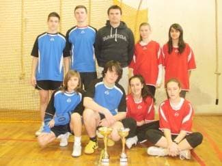 Požeški gimnazijalci županijski prvaci u badmintonu