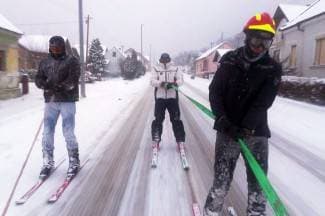 VIDEO Oprez! Ludi Kaptolčani na skijama ¨praše¨ skroz do Jankovca