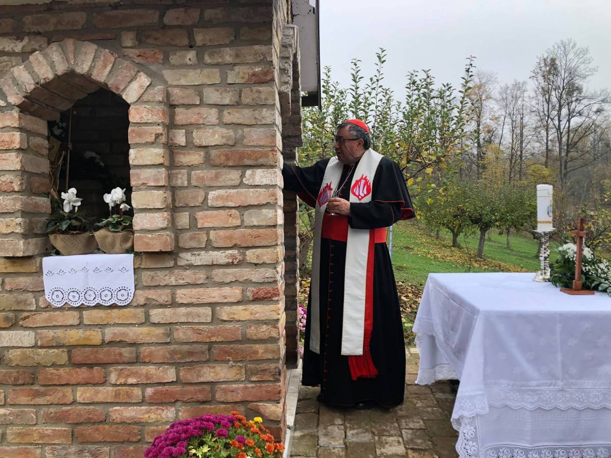 Na salašu Savus blagoslovljena kapelica sv. Antuna Pustinjaka