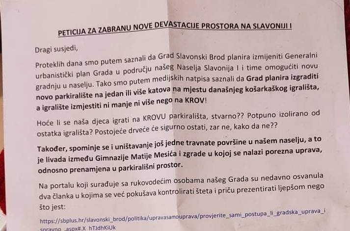 SB Online | Peticija stanovnika brodskog naselja