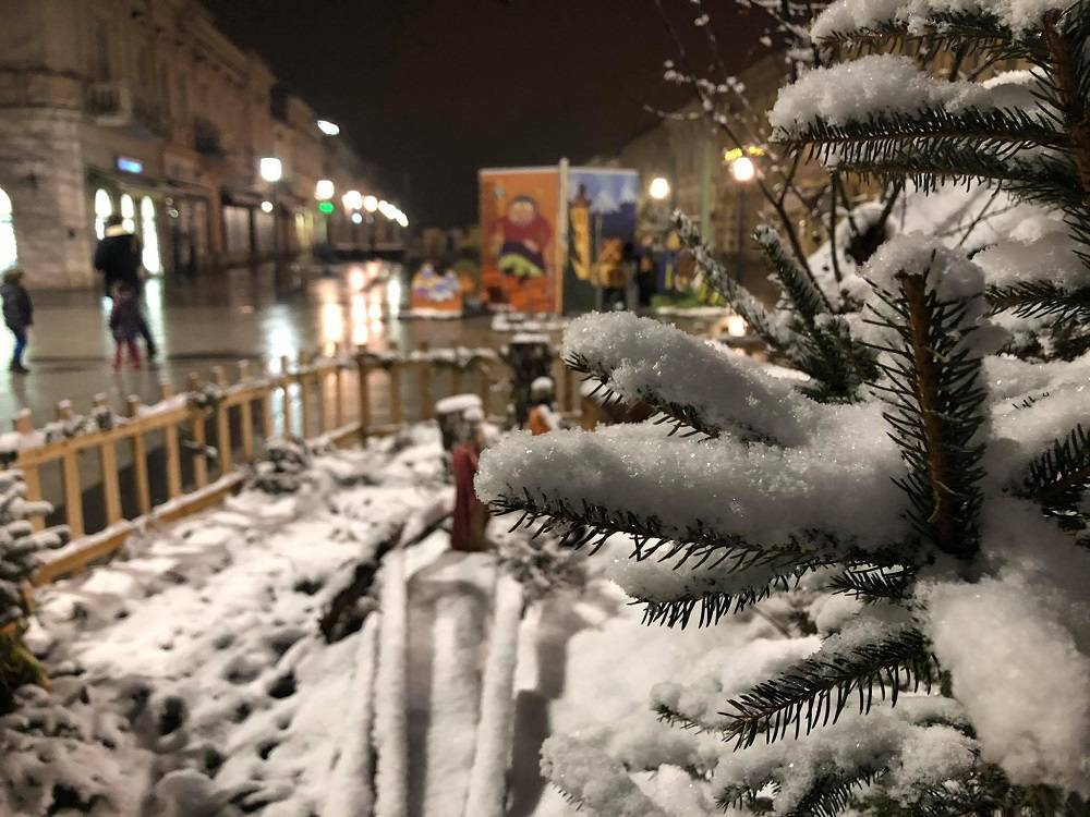 SB Online | Snježna idila u centru Slavonskog Broda