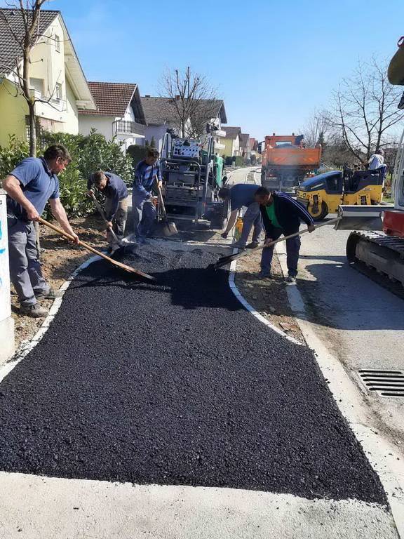 SB Online | Radovi asfaltiranja u Ulici Franje Maričevića