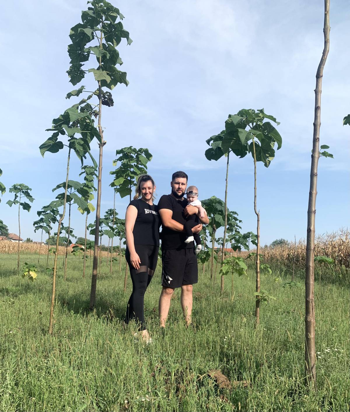 SB Online | Mlada obitelj iz Slavonije uzgaja preko 600 stabala paulovnije