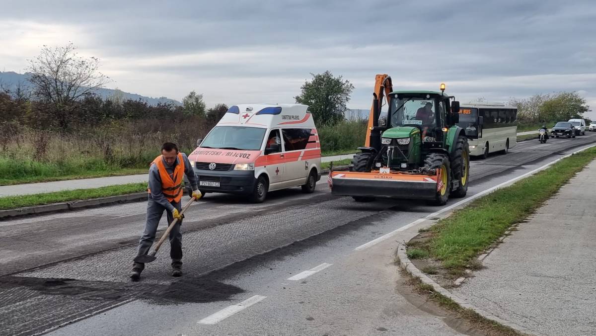 SB Online | Uređuju se požeške prometnice - radove izvodi brodska tvrtka PZC