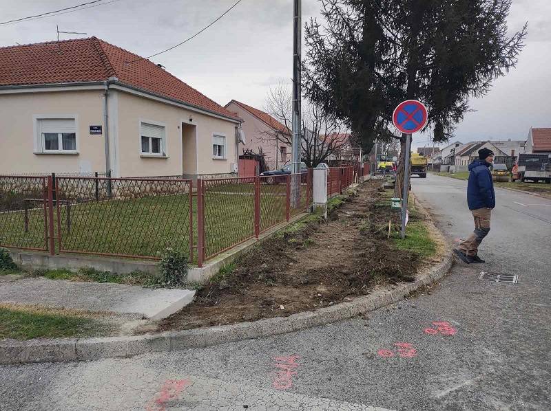 SB Online | Započela modernizacija pješačke staze u Osječkoj ulici i izgradnja pješačke staze u Ulici Eugena Kvaternika