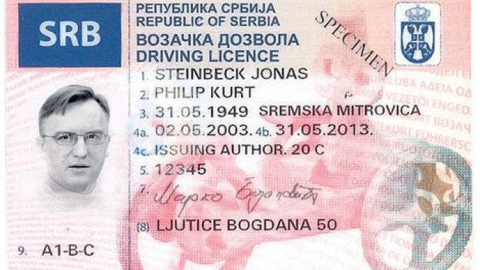 SB Online | Krivotvorio vozačku dozvolu Republike Srbije
