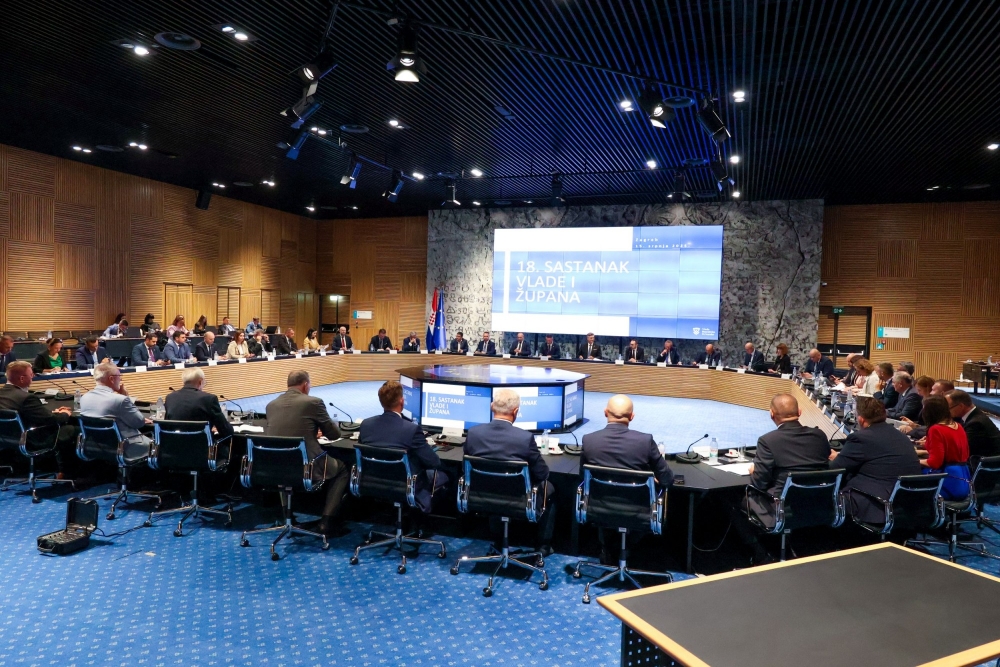Jozić na sastanku s premijerom i ministrima: „Samo rast gospodarstva može pomoći smanjenju regionalnih razlika“