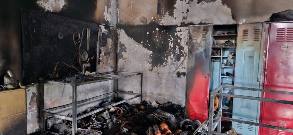 Potrebna je pomoć za obnovu: Požar teško oštetio garažni prostor DVD-a Brestovac
