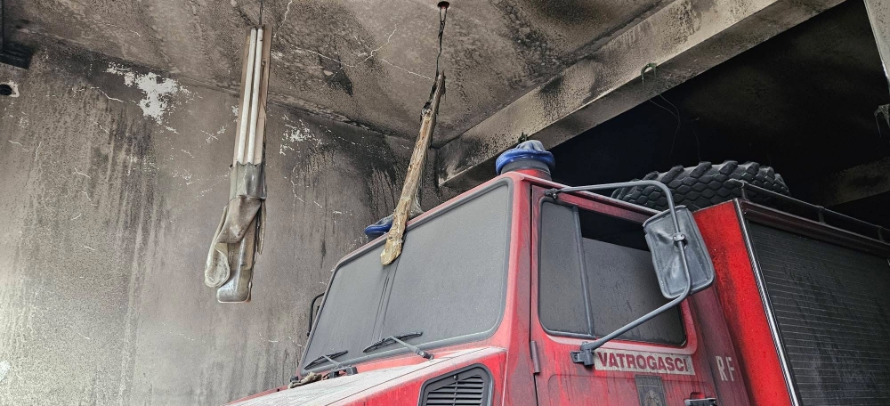 Potrebna je pomoć za obnovu: Požar teško oštetio garažni prostor DVD-a Brestovac