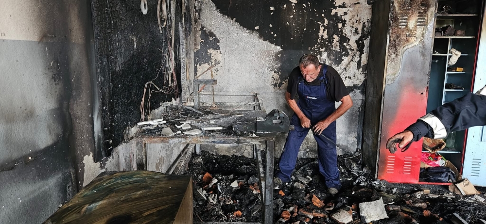 Potrebna je pomoć za obnovu: Požar teško oštetio garažni prostor DVD-a Brestovac