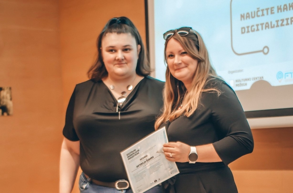 Digitalna akademija za poduzetnike - projekt Kulturnog centra Požega uspješno završen