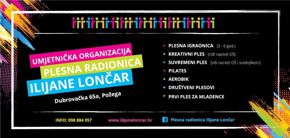 Počeli upisi u 26. plesnu sezonu Umjetničke organizacije ’Plesna radionica Ilijane Lončar’