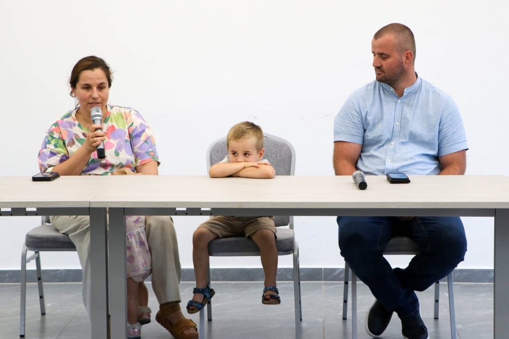 Hodočašće obitelji s brojnom djecom u Voćin