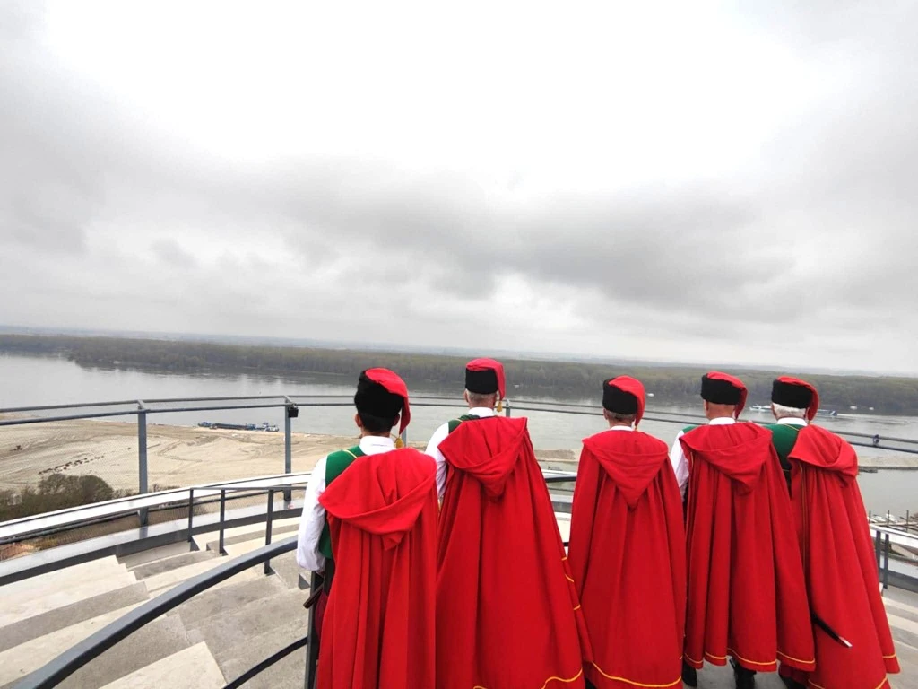 Postrojba Trenkovi panduri u posjetu Vukovaru
