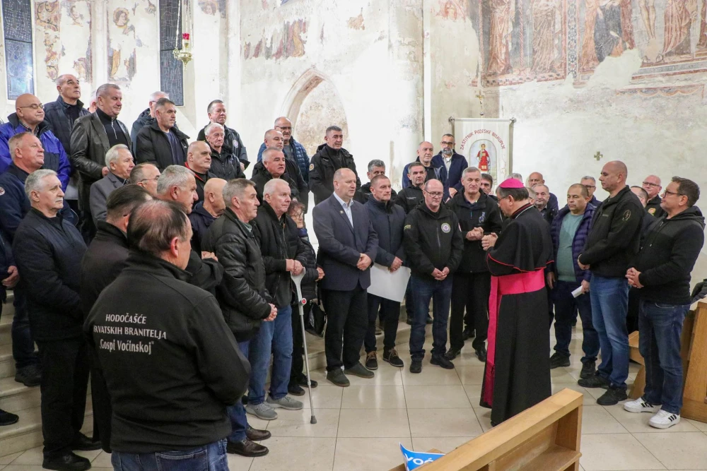 Biskup Ivo primio predstavnike braniteljskih udruga