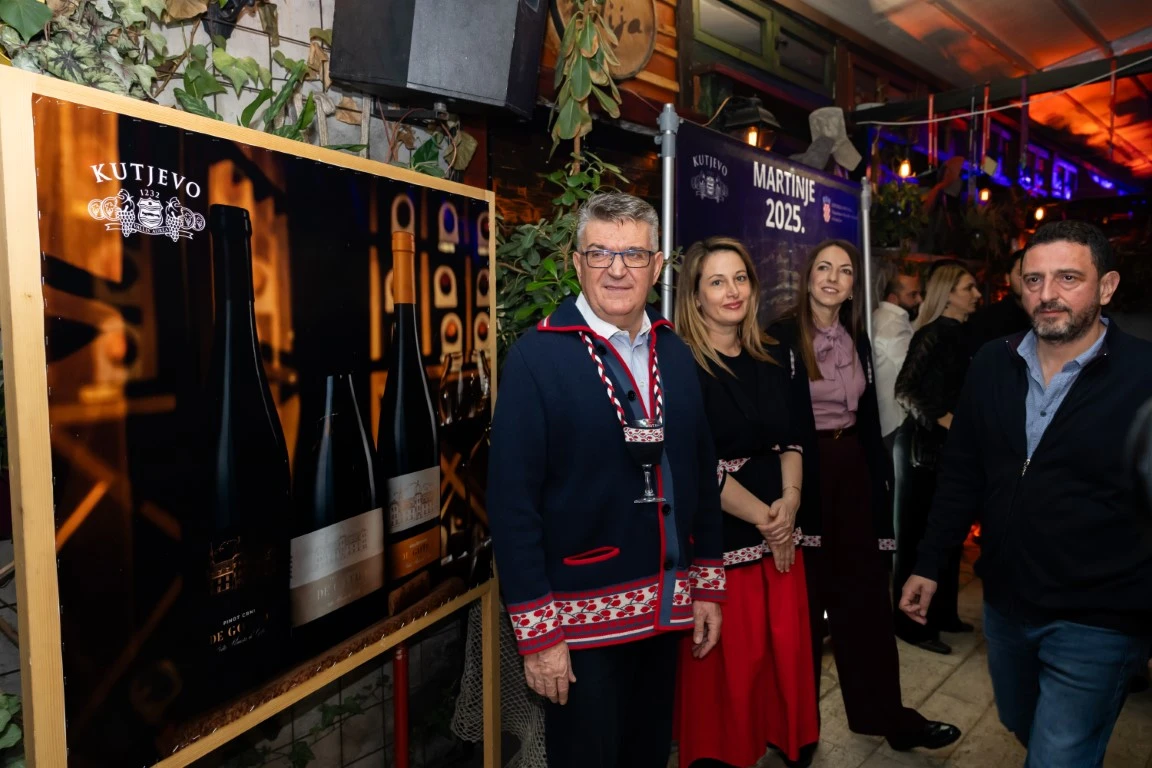 Martinje u Podgorici proslavljeno u svečanom ozračju: Vinarija Kutjevo predstavila mladu graševinu pred više od 500 uzvanika