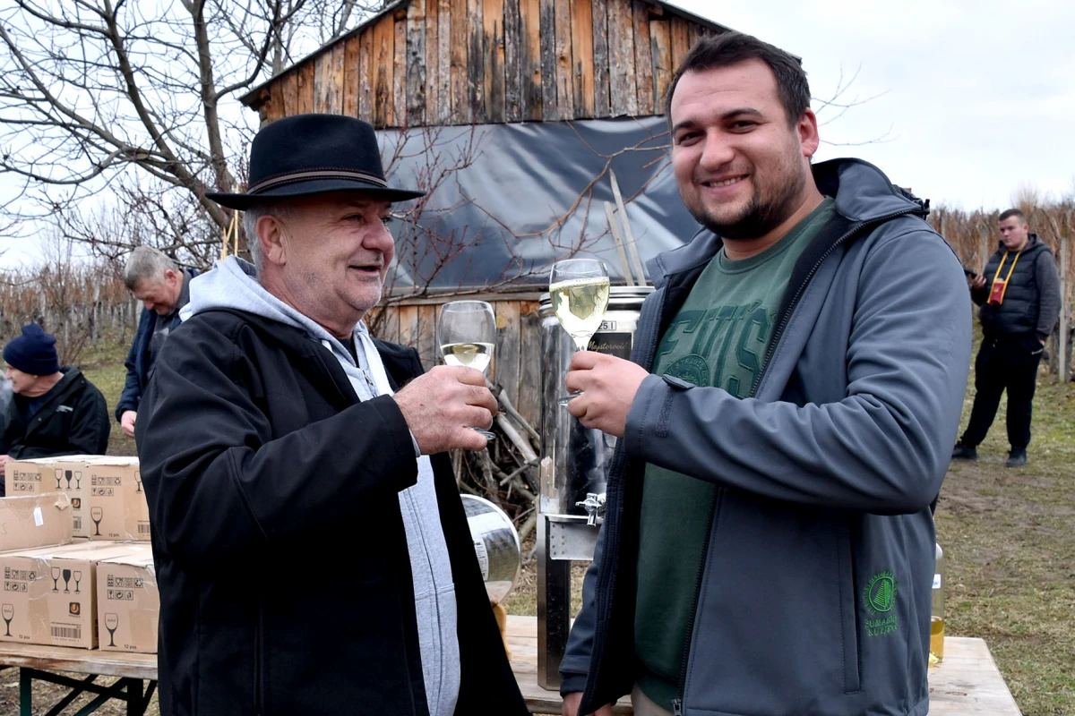 TRADICIJA NA VINKOMIRU: Proslava Vincelova u vinogradu obitelji Majstorović
