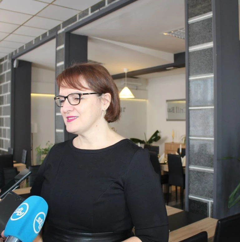 Gradonačelnica Pleternice Marija Šarić s novinarima o razvojnim projektima Pleternice