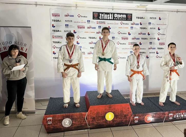 JUDO KLUB „SLAVONAC“: Sjajan nastup čaglinskih judaša na natjecanju Zrinski Open