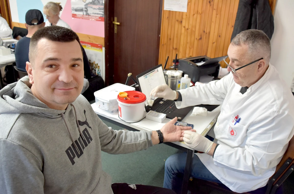 IZNIMAN ODZIV POŽEŽANA: U trodnevnoj akciji prikupljene 423 doze krvi