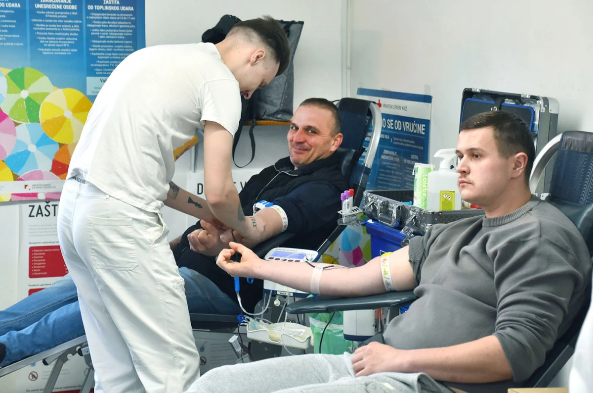 IZNIMAN ODZIV POŽEŽANA: U trodnevnoj akciji prikupljene 423 doze krvi