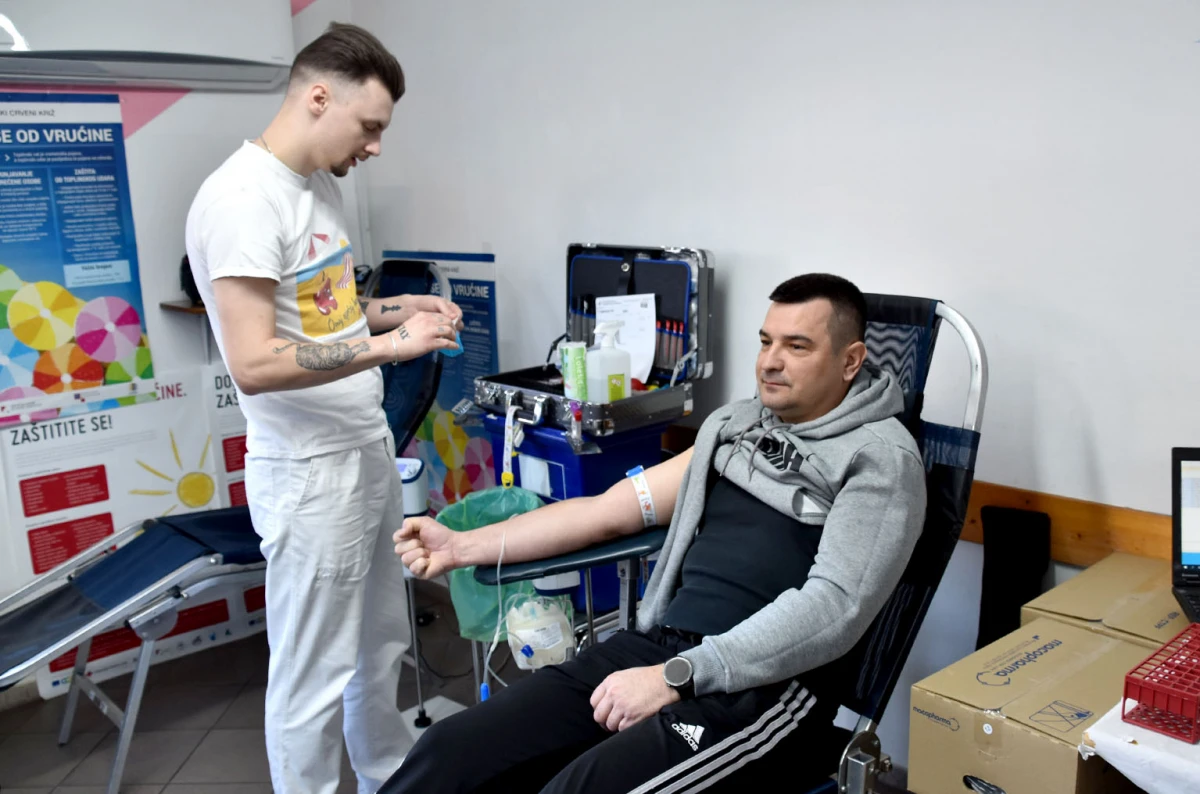 IZNIMAN ODZIV POŽEŽANA: U trodnevnoj akciji prikupljene 423 doze krvi