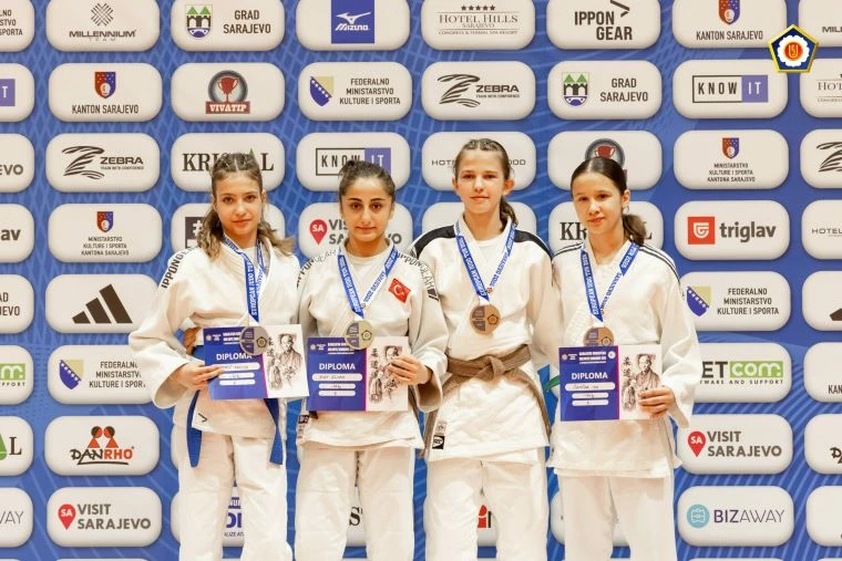 JUDO KLUB SLAVONAC: Dvije medalje na Europskom kupu mladih nada u Sarajevu