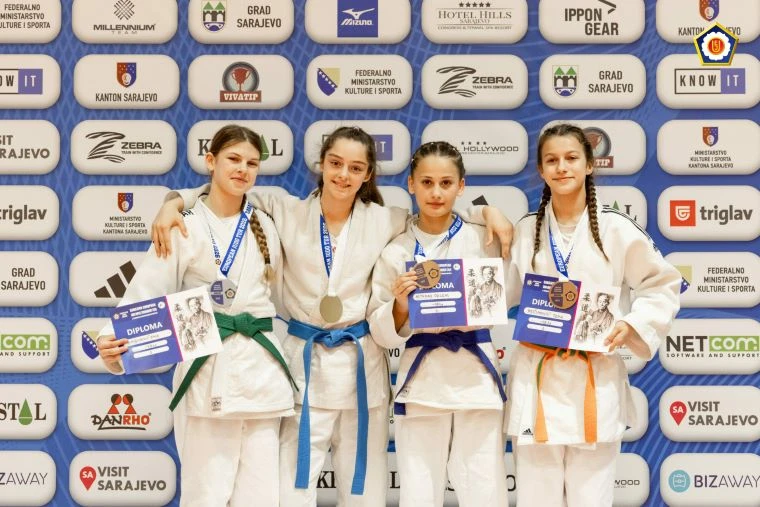 JUDO KLUB SLAVONAC: Dvije medalje na Europskom kupu mladih nada u Sarajevu