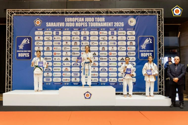 JUDO KLUB SLAVONAC: Dvije medalje na Europskom kupu mladih nada u Sarajevu