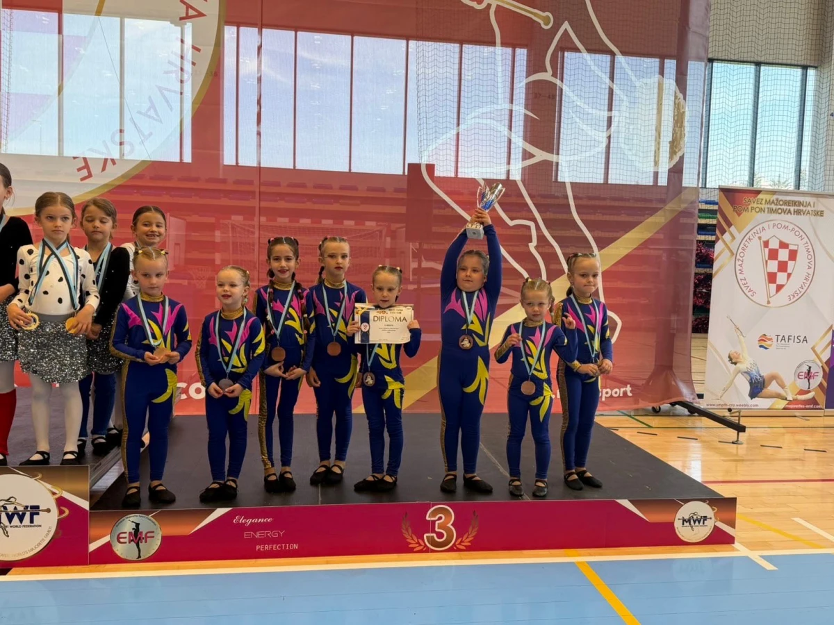 Veličke mažoretkinje izborile nastup na Europskom prvenstvu u Varaždinu