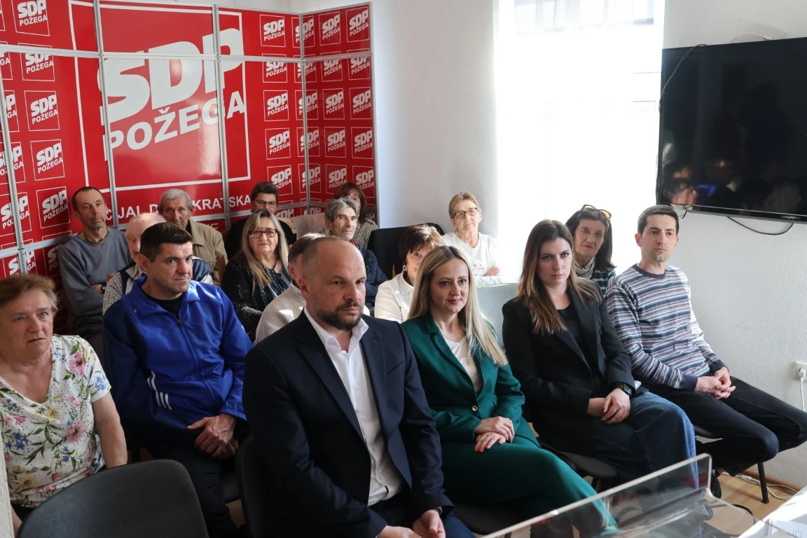 Dinko Zima na čelu SDP-a Požega: Održani unutarstranački izbori uz podršku stranačkog vrha