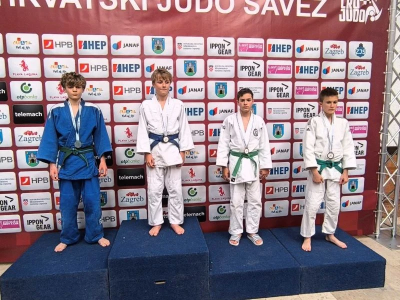 Čaglinski judaši osvojili četiri medalje na međunarodnom turniru u Zagrebu
