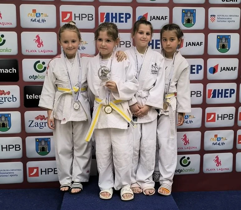 Čaglinski judaši osvojili četiri medalje na međunarodnom turniru u Zagrebu